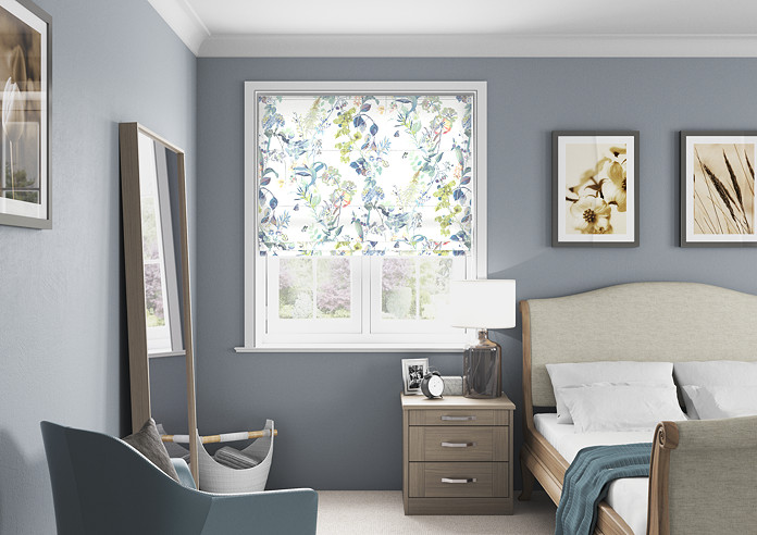 Bougainvillea, Waterfall - Roman Blind - Image 5